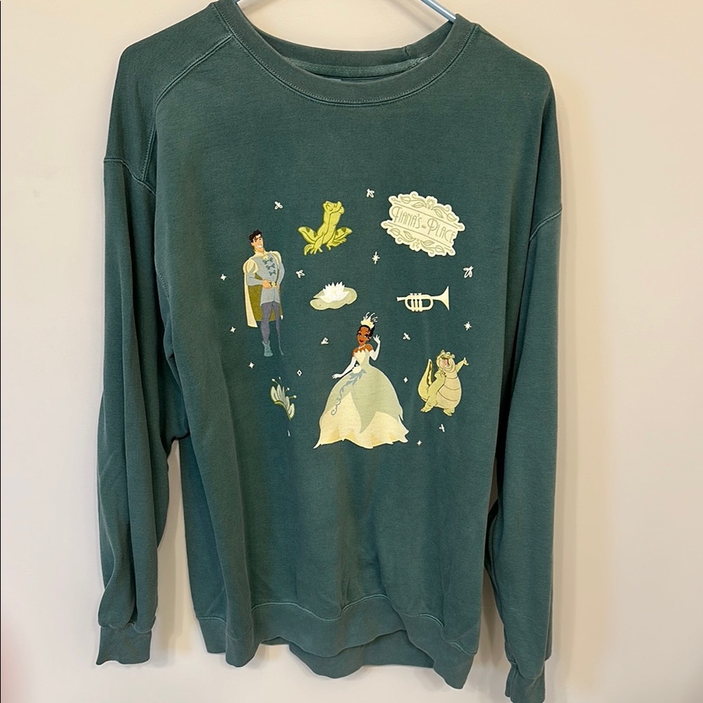 Princess and the Frog Comfort Colors Crew Neck Sweatshirt
